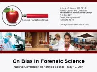 John Collins, President, Forensic Foundations Group