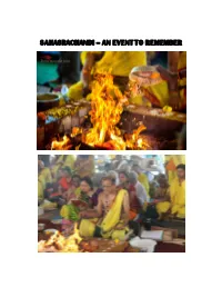 Sahasrachandi – an Event to Remember