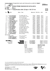 R Race CLASSIFICATION