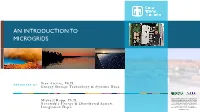 An Introduction to Microgrids