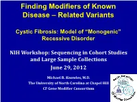 Finding Modifiers of Known Disease-Related Variants