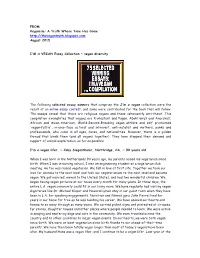 FROM Veganism: a Truth Whose Time Has Come August 2015