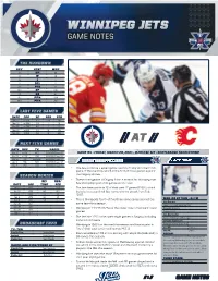 GAME NOTES WHAT’S INSIDE TEAM NOTES the Rundown