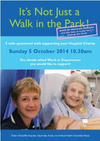 It's Not Just a Walk in the Park !