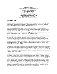 Riddle Ranch Portable Water Well Environmental Assessment Finding