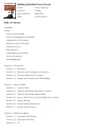 Table of Contents