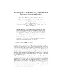 An Approach to the Design and Evaluation of an Enterprise Search Application