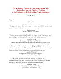 The Developing Conjuncture and Some Insights from Hubert Harrison and Theodore W. Allen on the Centrality of the Fight Against White Supremacy