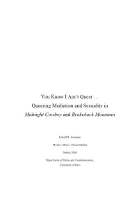 You Know I Ain't Queer … Queering Mediation And
