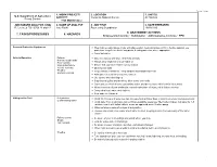 7. Tasks/Procedures 8. Hazards 9. Abatement
