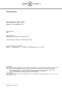 Biometrics: PET Or PIT? Koops, E.J.; Sprokkereef, A.C.J