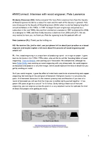 Interview with Wood Engraver, Pete Lawrence