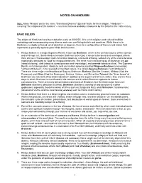 Notes on Hinduism