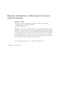 Rigorous Investigations of Ikeda Map by Means of Interval Arithmetic