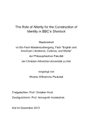 The Role of Alterity for the Construction of Identity in BBC's