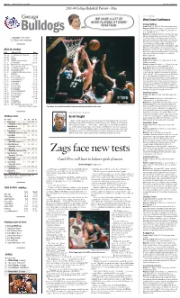 Zags Face New Tests Should Provide Some Answers