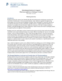 Biosimilars Event Summary
