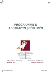 Programme & Abstracts