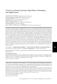 92 a Survey on Deep Learning: Algorithms, Techniques, And