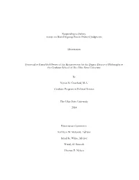 Essays on Racial Ingroup Bias in Political Judgments Dissertation