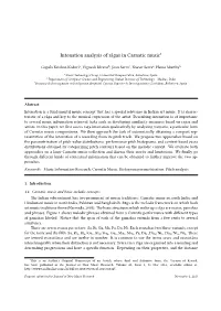 Intonation Analysis of Rāgas in Carnatic Music1
