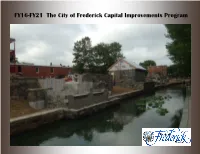 FY16-FY21 the City of Frederick Capital Improvements Program