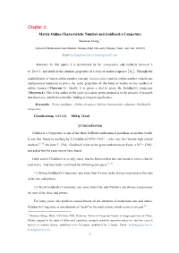 Chapter 1: Matrix Online Characteristic Number and Goldbach’S Conjecture