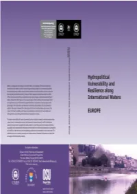 Hydropolitical Vulnerability and Resilience Along International Waters” Project, Directed by Aaron T