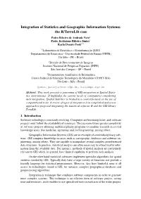 Integration of Statistics and Geographic