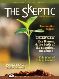 +INTERVIEW Ray Hyman & the Birth of the Skeptical Movement