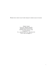 Predicting Forest Insect Disturbance Under Climate Change