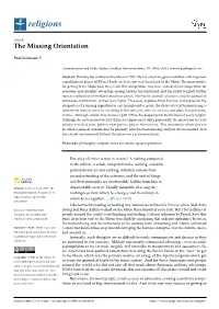 The Missing Orientation
