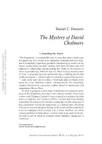The Mystery of David Chalmers