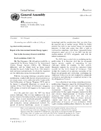 General Assembly Official Records Sixtieth Session