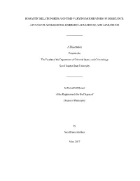 Romantic Relationships and Time-Varying Moderators of Desistance