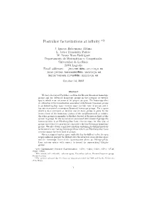 Postnikov Factorizations at Infinity