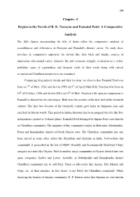 Chapter: 5 Region in the Novels of R. K. Narayan and Pannalal Patel