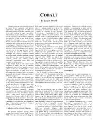COBALT by Kim B