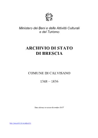 Comune Di Calvisano