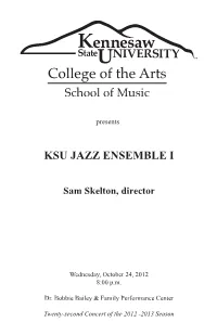 Jazz Ensemble I