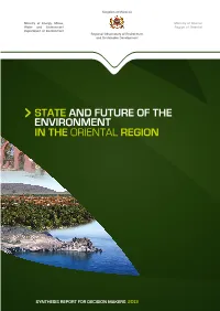 State and Future of the Environment in the Oriental Region