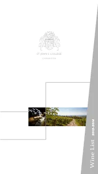 01 Wine List 2009