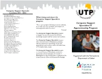 Computer Support Specialists IT Apprenticeship Program