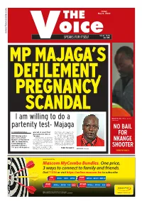 I Am Willing to Do a Partenity Test- Majaga