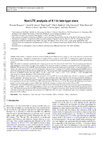 Non-LTE Analysis of KI in Late-Type Stars
