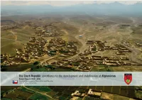 The Czech Republic Contributes to the Development and Stabilization Of