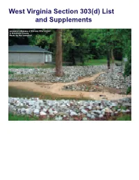 West Virginia Section 303(D) List and Supplements