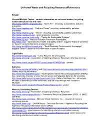 2007 Reference Recycling Guide