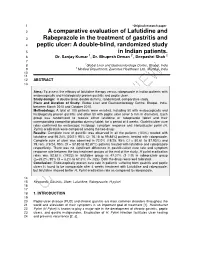 A Comparative Evaluation of Lafutidine and 2 Rabeprazole in The