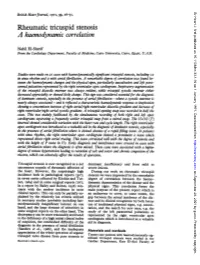 A Haemodynamic Correlation